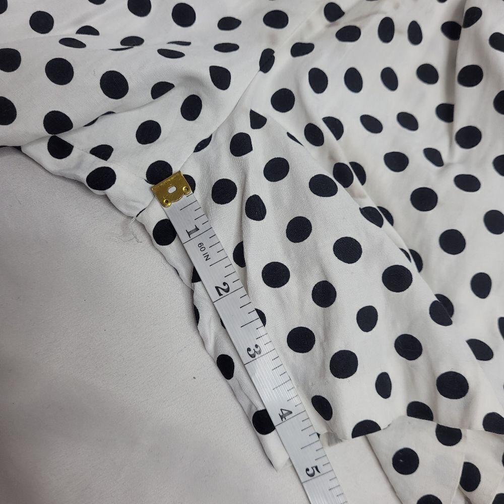 VINTAGE 80s set‎ polka-dot high waist shorts and crop top S - Picture 15 of 15